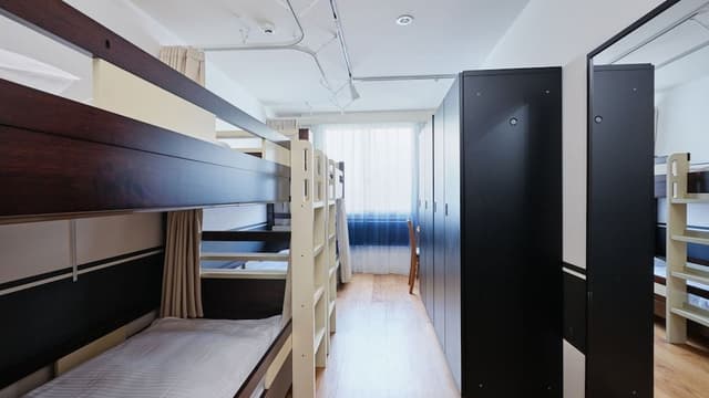 [Shared Bathroom] Shared Dormitory (6 Bedrooms)
