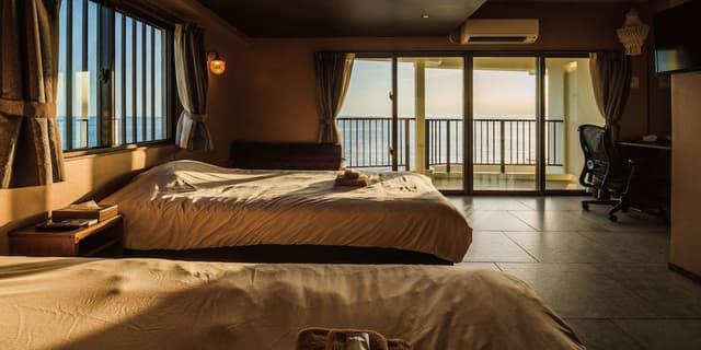 Twin Room, Sea View