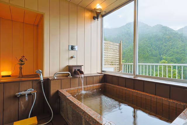 Japanese-Style Quadruple Room, Non-Smoking Japanese-Style Room with View Bath and ReFa Amenities