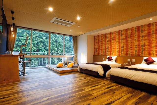 Deluxe Quadruple Room Premium Japanese-Western Room with Beer and ReFa Amenities