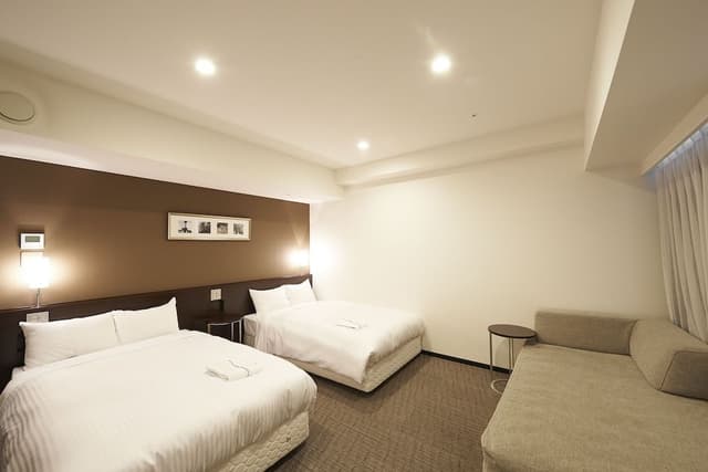 [Renovated] Premium + Sofa Twin Room, Non Smoking (Sofa used as a bed only for 3 guests)