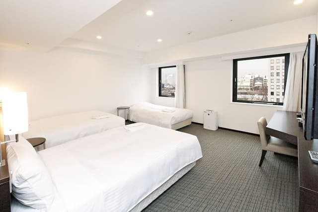 [Renovated] Premium + Sofa Twin Room, Non Smoking (Sofa used as a bed only for 3 guests)
