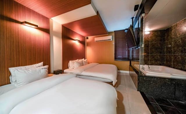 Twin room (for 2 guests. for three guests, additional charge KRW 20,000/ngt at the hotel)