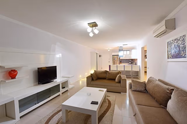 One-Bedroom Apartment with Garden View
