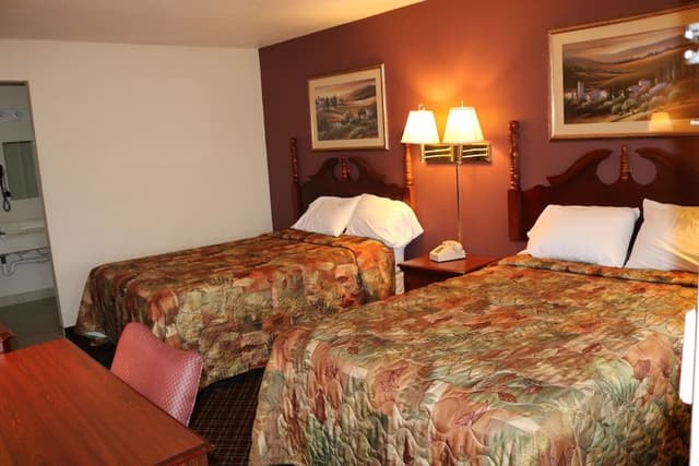 Standard Room, 2 Queen Beds, Non Smoking, Refrigerator & Microwave