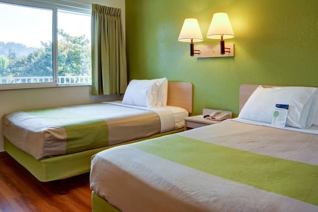 Deluxe Room, 2 Double Beds, Non Smoking, Refrigerator & Microwave