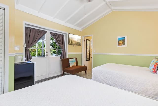 Standard Room, 2 Double Beds, Nonsmoking, Private Bathroom