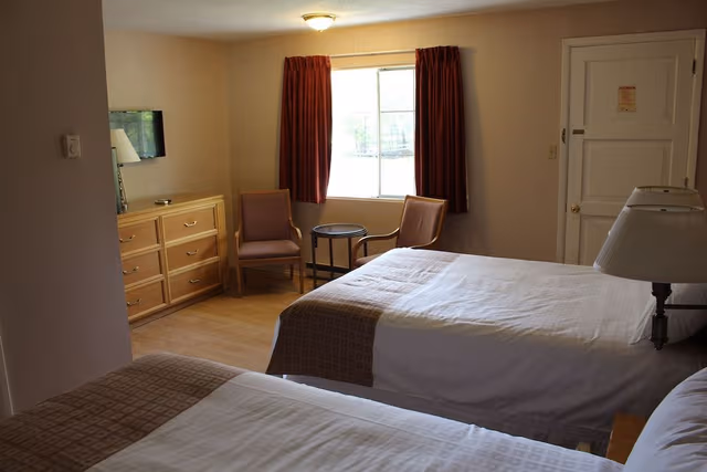 Standard Room, 2 Double Beds (Tennis Court Section)