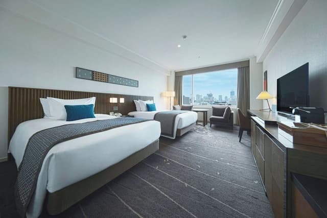 [Executive Floor] Tower Side Deluxe Twin Room, Non Smoking, Tokyo Tower View + Lounge/Sauna Access