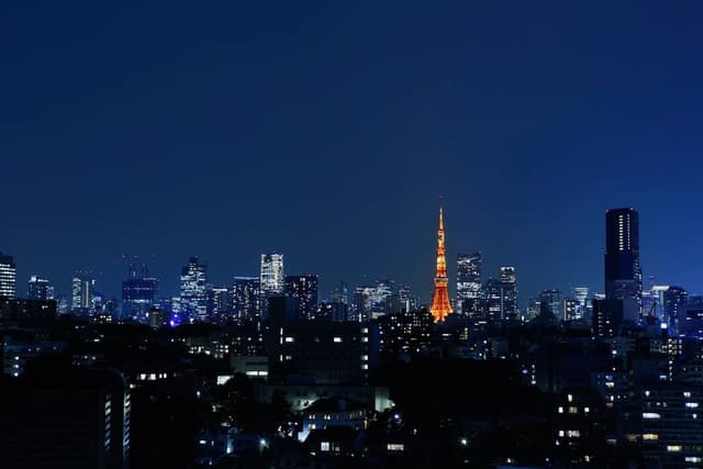 [Executive Floor] Tower Side Deluxe Twin Room, Non Smoking, Tokyo Tower View + Lounge/Sauna Access