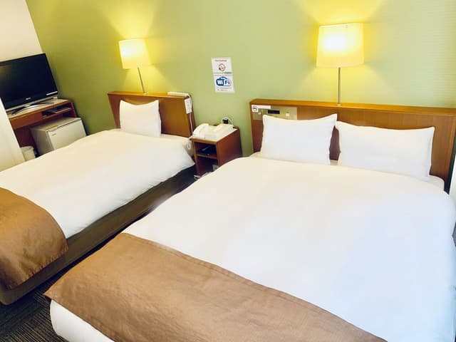 [24 hours Stay Plan] Standard Twin Room(1 Single Bed,1 Double Bed)(check-in after 12pm), Non Smoking