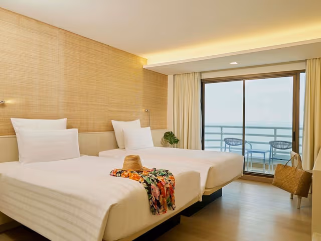 Executive Room, 2 Twin Beds, Club Lounge Access, Sea View