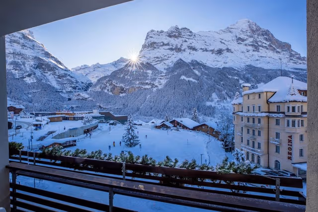 Deluxe double room Eiger View with balcony