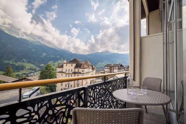 Deluxe double room Eiger View with balcony