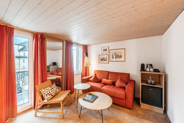 Deluxe double room Eiger View with balcony