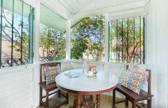Colonial House with Garden View