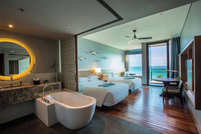 Room, 2 Double Beds, Ocean View