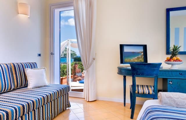 Deluxe Double or Twin Room, Terrace, Sea View