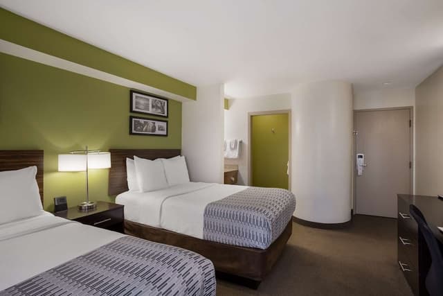 Standard Room, 2 Queen Beds, Non Smoking, Refrigerator & Microwave
