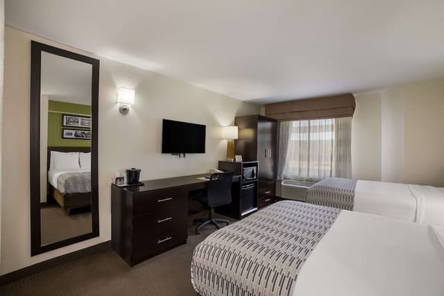 Standard Room, 2 Queen Beds, Non Smoking, Refrigerator & Microwave