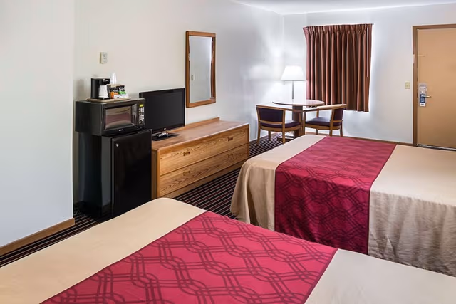 Standard Room, 2 Queen Beds, Refrigerator & Microwave