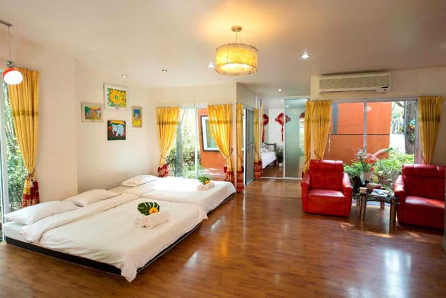 Family Room With Garden View
