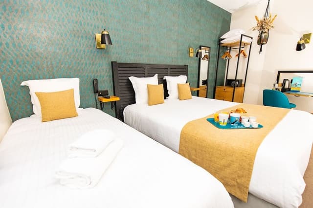 Triple Room, Courtyard View