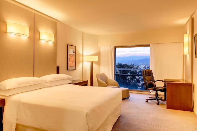 CLUB, Club lounge access, Guest room, 1 King, City view