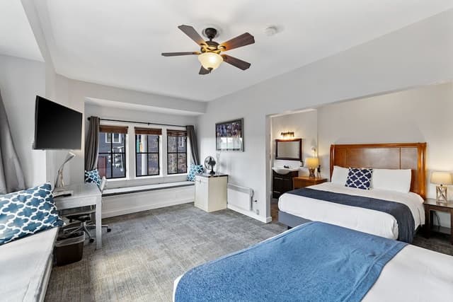 Standard Room, 2 Queen Beds, Shared Bathroom