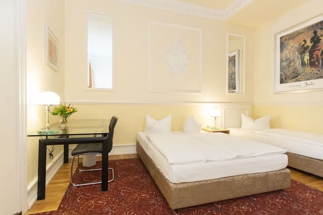 Superior Double Room, 1 Queen Bed with Sofa bed, Courtyard View, Courtyard Area