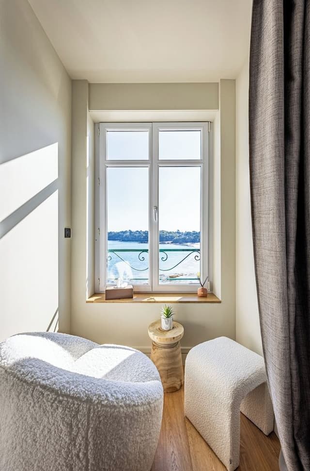 Deluxe Double Room, 1 King Bed, Sea View
