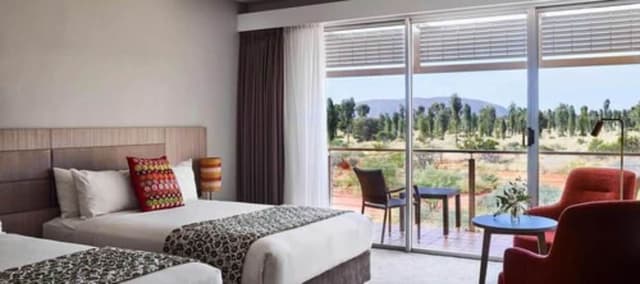 Desert Deluxe Room Request Two Double Beds