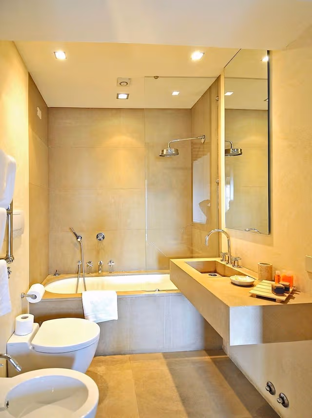 Double Room, Bathtub, Garden View