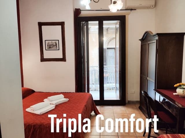 Comfort Triple Room, Balcony, City View