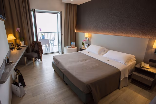 Standard Double Room Single Use, Balcony, Sea View