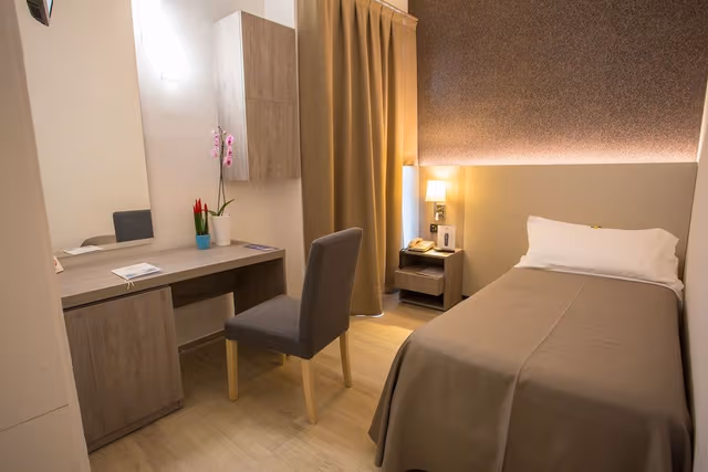 Basic Single Room, Partial Sea View