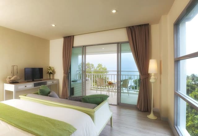 Deluxe Room, Partial Sea View, Corner
