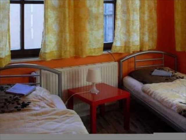 Twin Room, Shared Bathroom