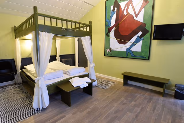 Standard Double Room, 1 Double Bed, Courtyard Area