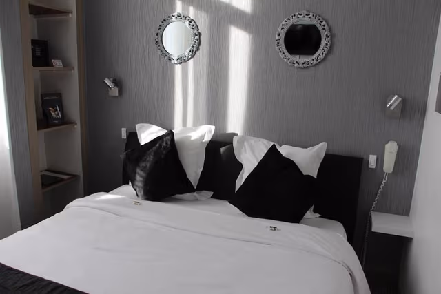 Chambre double avec douche