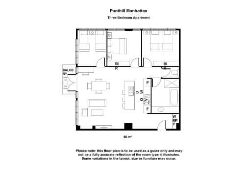 Three Bedroom Apartment