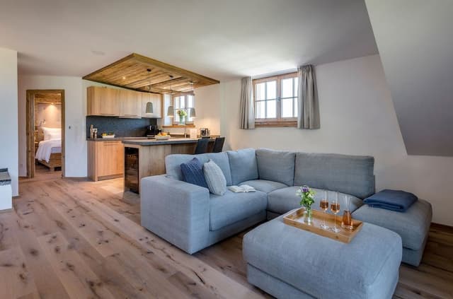 Deluxe Apartment, 1 Bedroom, Sauna, Lake View