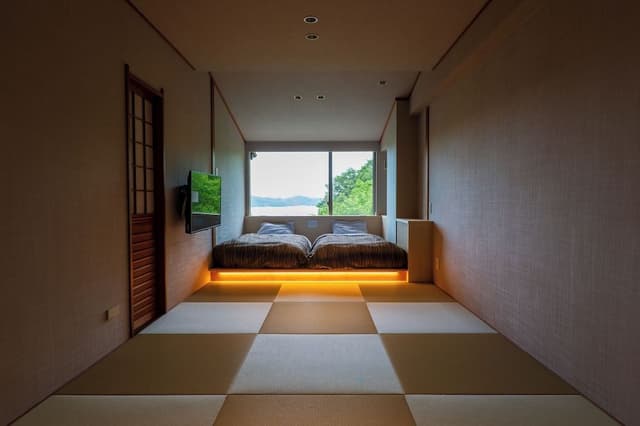 Executive Quadruple Room, 1 Bedroom, Private Bathroom, Ocean View (With open-air bath, Wi-Fi)