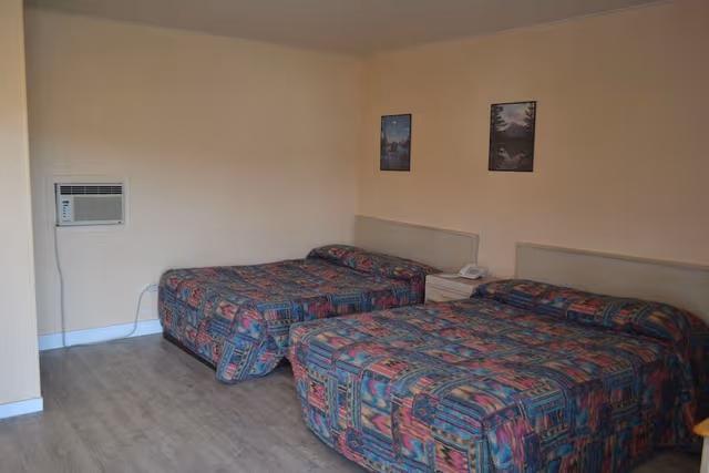 Standard Double Room, 2 Double Beds, Kitchenette, Mountain View