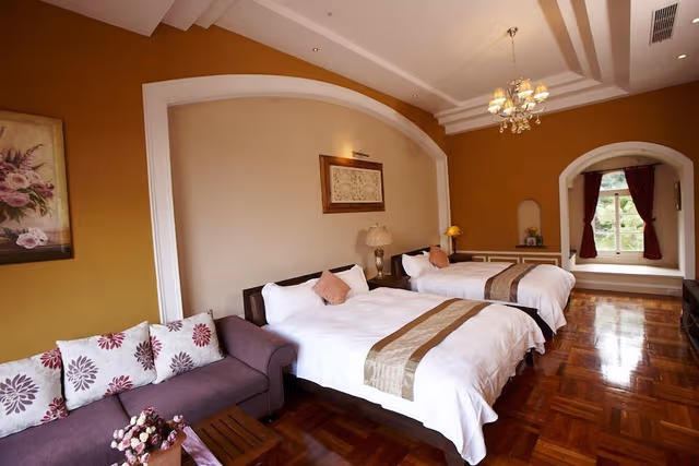 Comfort Quadruple Room, 2 Double Beds, Garden Area