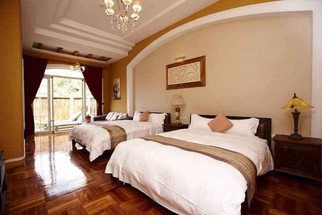 Comfort Quadruple Room, 2 Double Beds, Garden Area