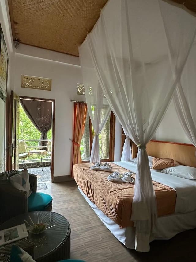 Basic Double Room, 1 Bedroom, Garden View