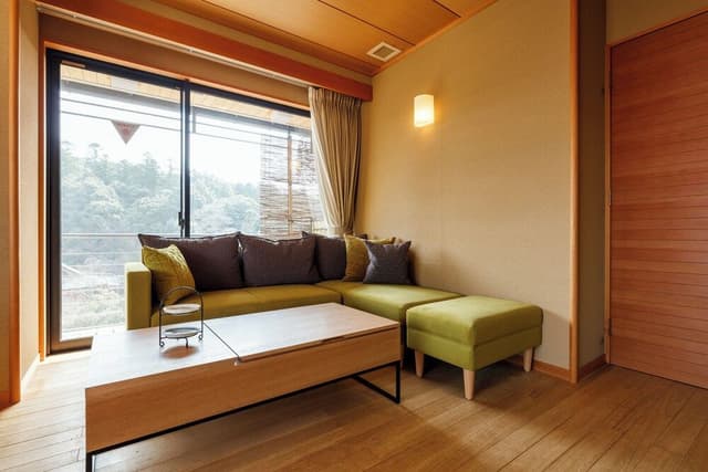Japanese Western Room with Twin Beds, Open Air Bath, Non Smoking
