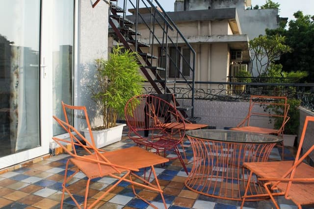 Romantic Double Room, Terrace, Corner