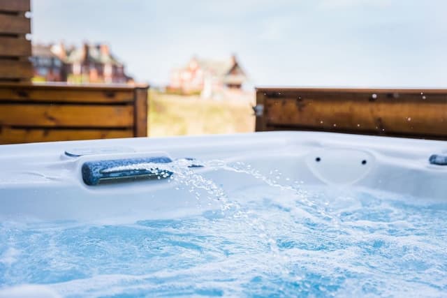 Junior Suite, 1 Double Bed, Hot Tub, Sea View